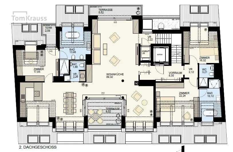 7-Zimmer-Wohnung kaufen in Wien – 267,89 m², € 5.218.700 – Bild 20 von 21