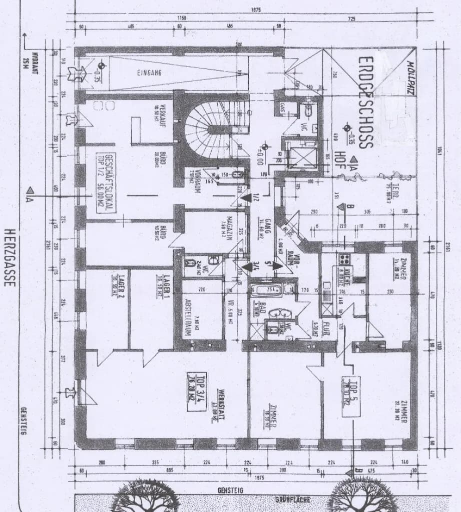 6-Zimmer-Gewerbeimmobilie mieten in Wien – 131 m², € 2.483 – Bild 25 von 25