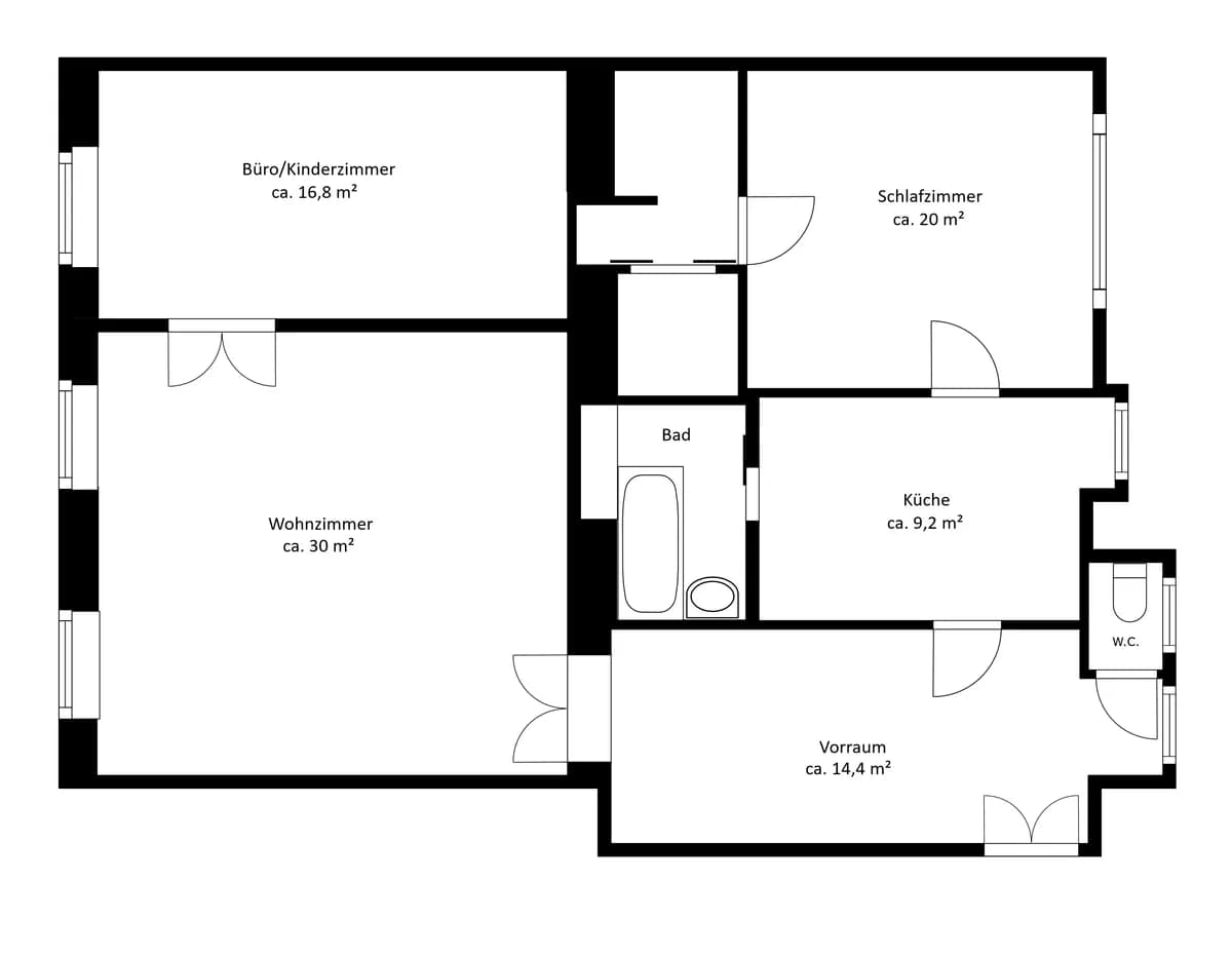 3-Zimmer-Wohnung kaufen in Wien – 94,95 m², € 445.000 – Bild 14 von 14
