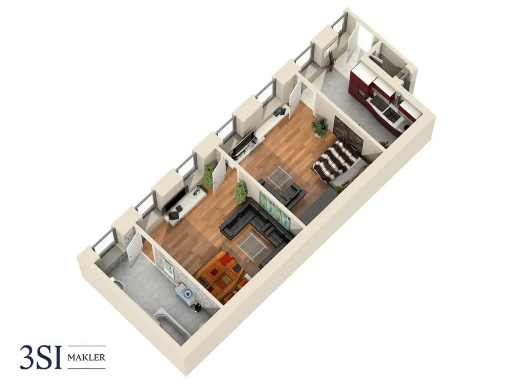 2-Zimmer-Wohnung kaufen in Wien – 68 m², € 250.000 – Bild 10 von 12
