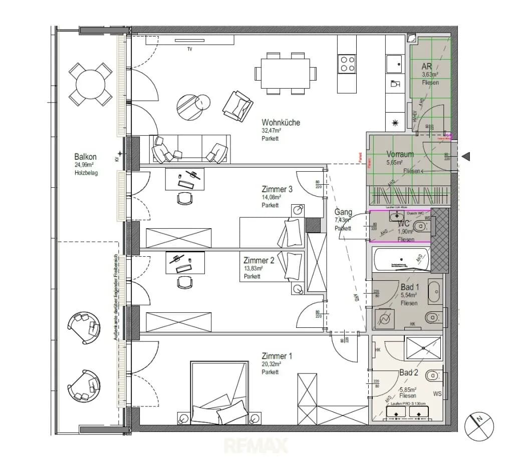 4-Zimmer-Wohnung kaufen in Wien – 110,64 m², € 1.295.000 – Bild 51 von 51