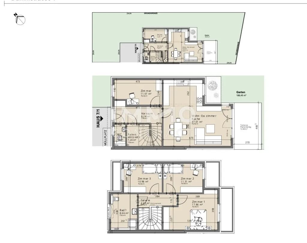 5-Zimmer-Haus kaufen in Gänserndorf – 118,93 m², € 589.000 – Bild 8 von 8
