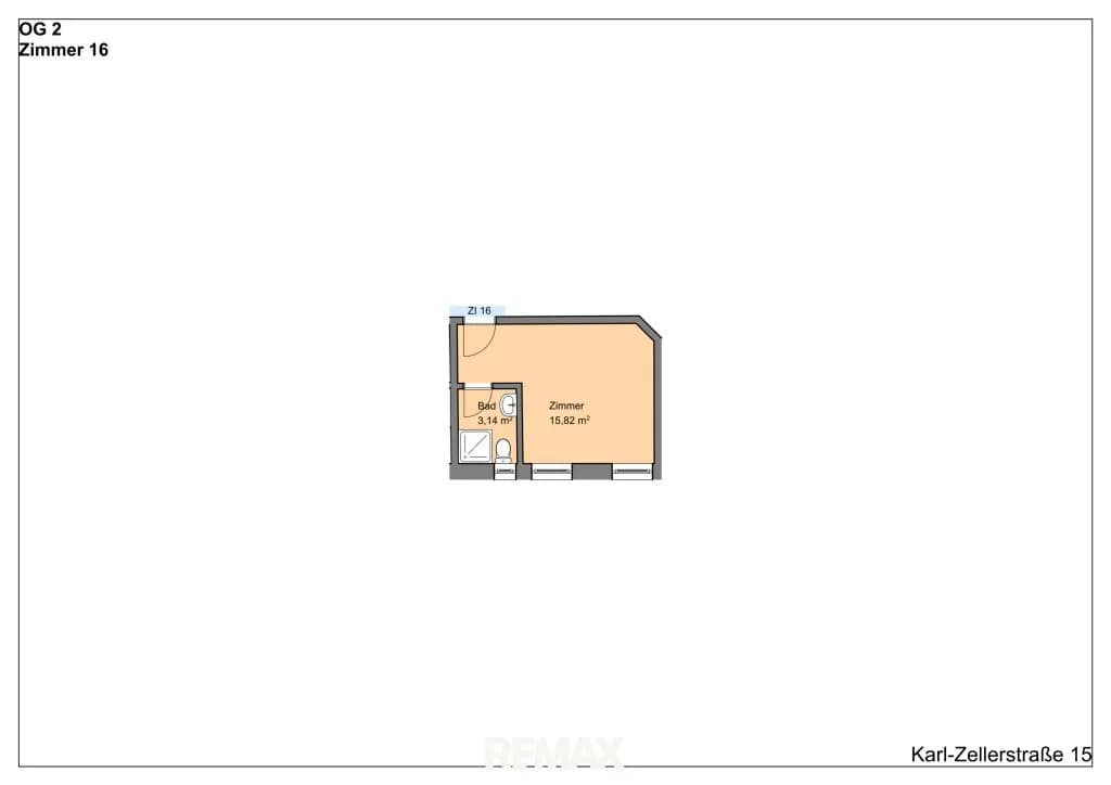 Wohnung kaufen in Steyr – 18,96 m² – Bild 7 von 7