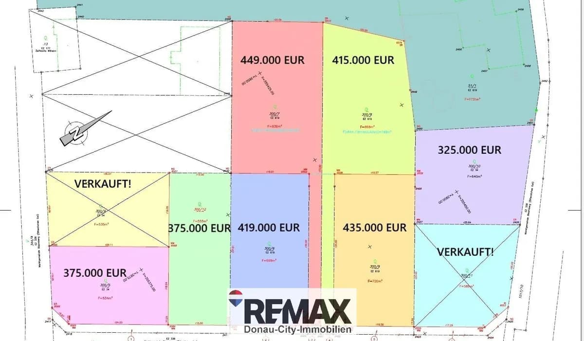 Grundstück kaufen in Korneuburg – 640 m², € 325.000 – Bild 2 von 2