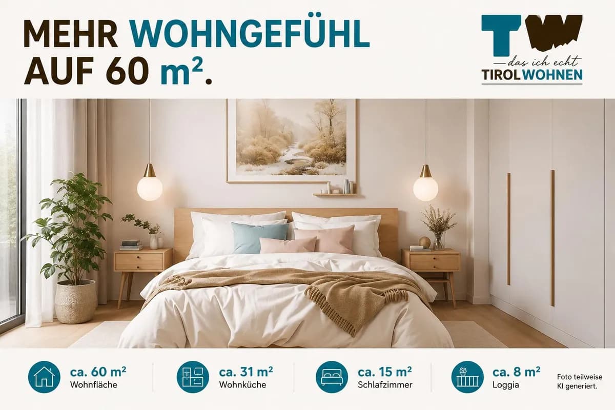 Wohnung kaufen in Innsbruck-Land – 60 m², € 424.000