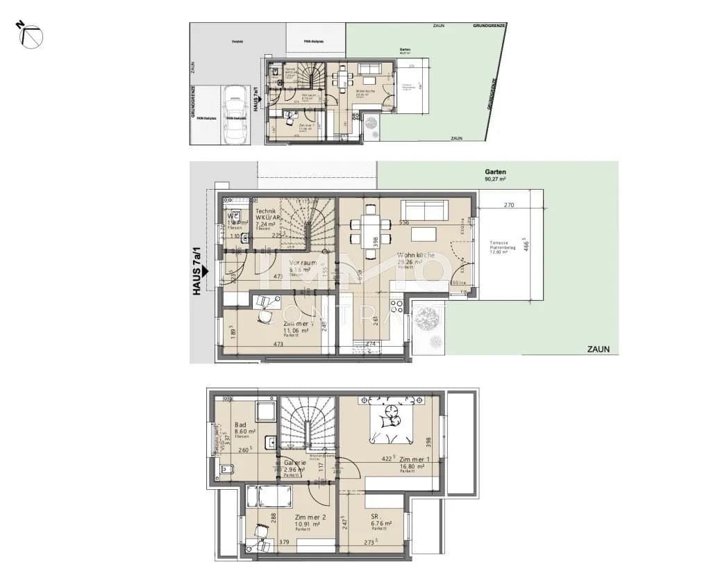 4-Zimmer-Haus kaufen in Gänserndorf – 103,62 m², € 469.000 – Bild 8 von 8