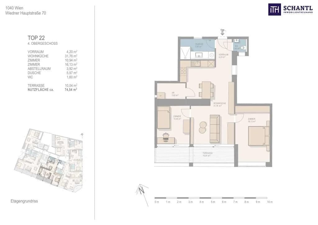 3-Zimmer-Wohnung kaufen in Wien – 74,54 m², € 859.000 – Bild 10 von 10