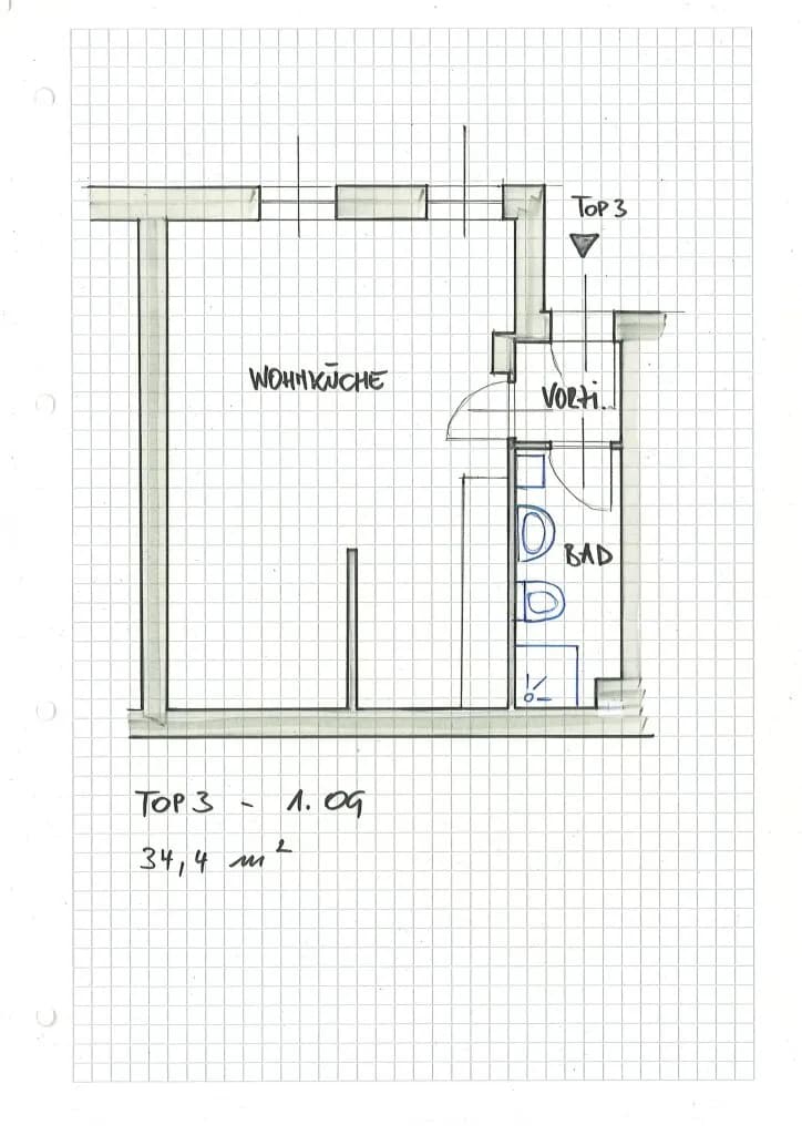 1-Zimmer-Wohnung mieten in Leoben – 34,4 m², € 396 – Bild 8 von 8