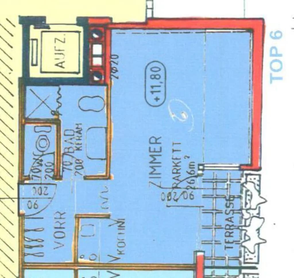 1-Zimmer-Wohnung mieten in Ried im Innkreis – 35,61 m², € 450 – Bild 5 von 5