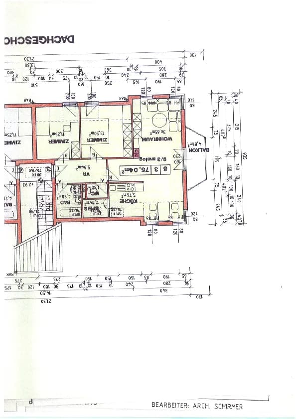3-Zimmer-Wohnung mieten in Neunkirchen – 75 m², € 530 – Bild 1 von 13