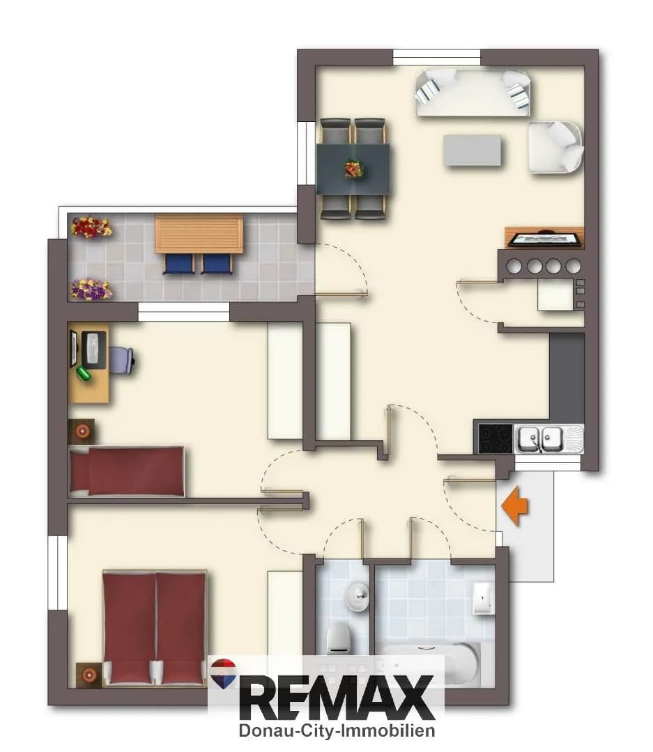 3-Zimmer-Wohnung kaufen in Baden – 68 m², € 149.000 – Bild 13 von 14
