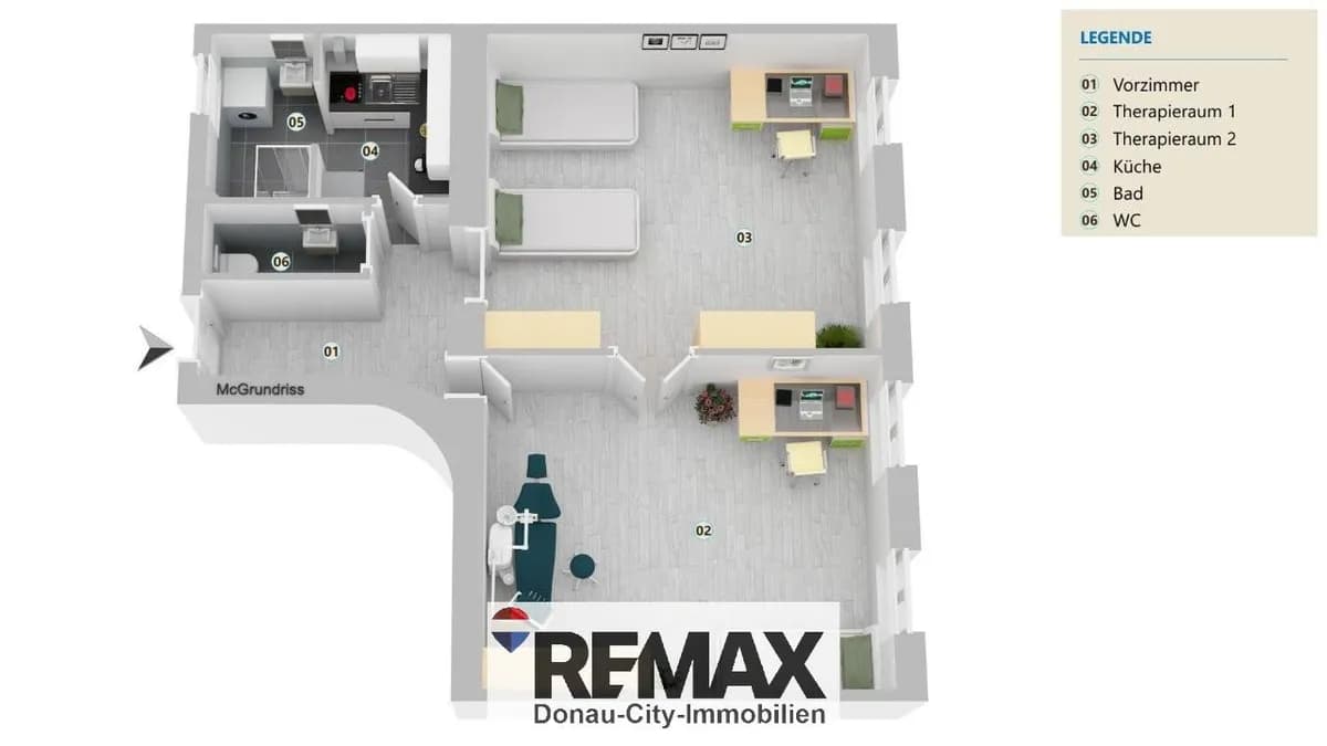 2-Zimmer-Gewerbeimmobilie mieten in Wien – 62 m², € 1.280 – Bild 4 von 24