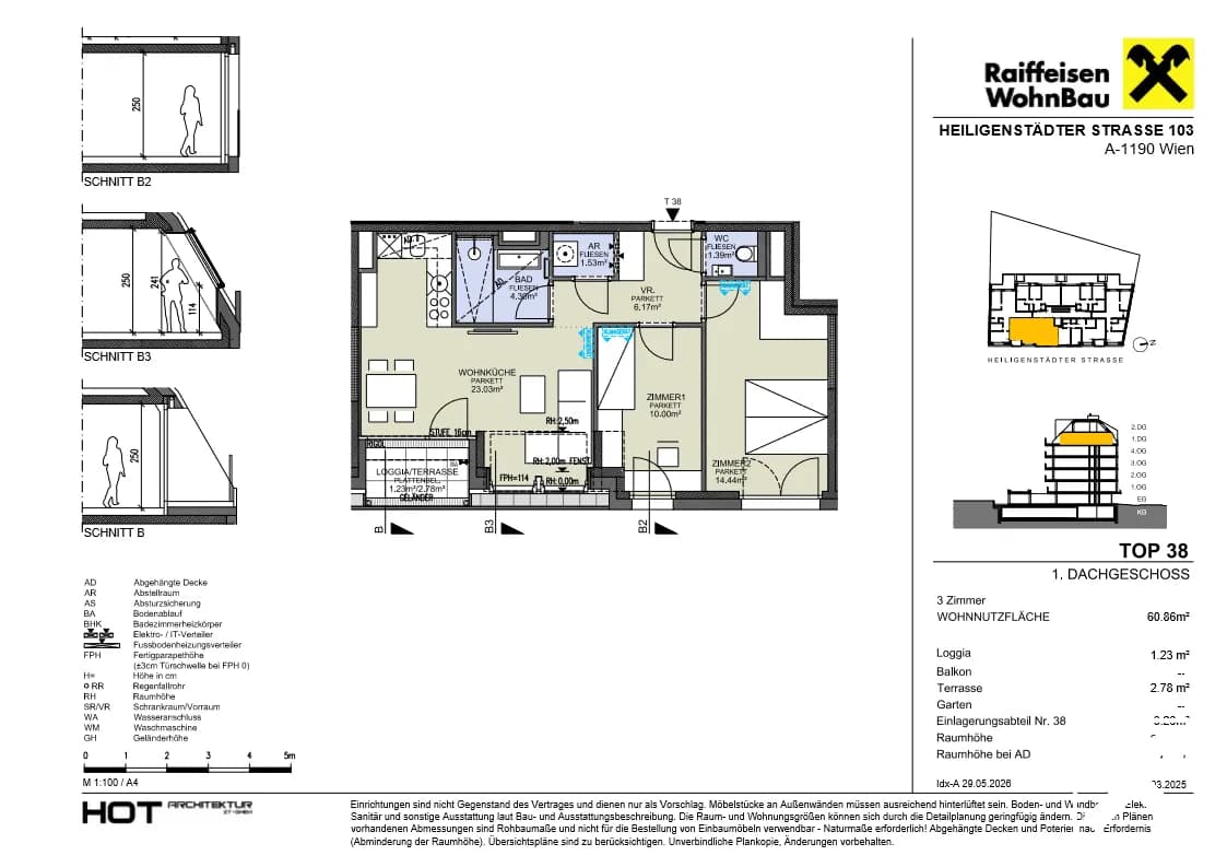 3-Zimmer-Wohnung kaufen in Wien – 60,96 m², € 556.100 – Bild 8 von 8