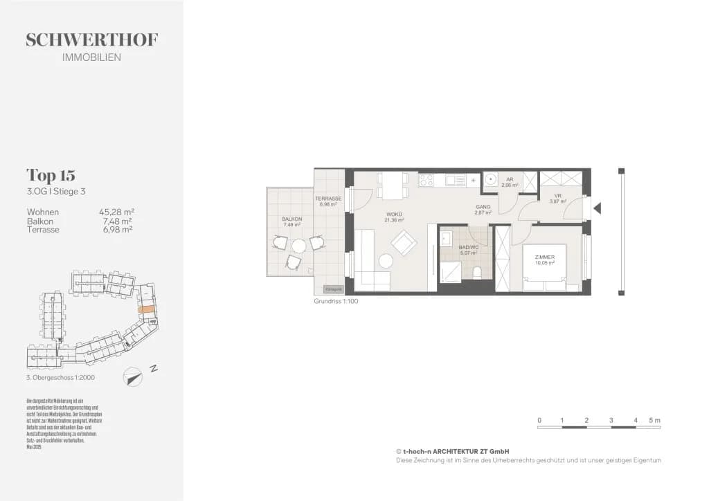 2-Zimmer-Wohnung mieten in Bruck an der Leitha – 45,28 m², € 900 – Bild 8 von 8