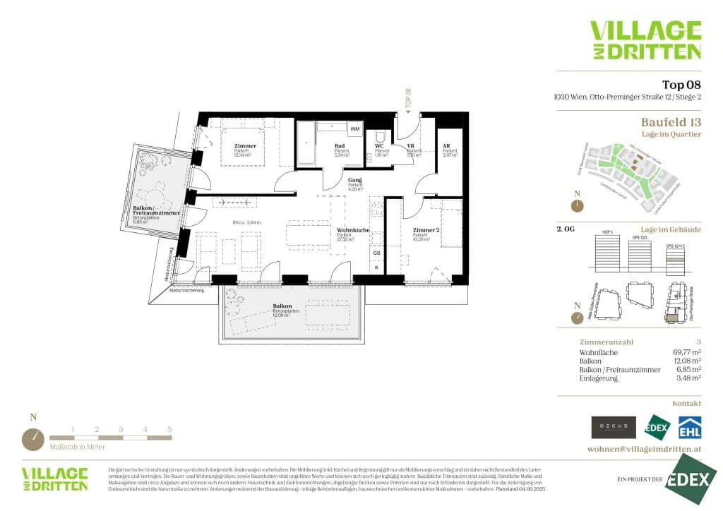 3-Zimmer-Wohnung kaufen in Wien – 69,77 m², € 591.000 – Bild 38 von 38