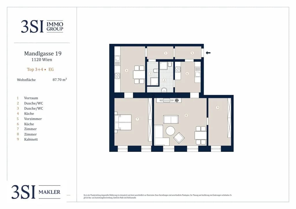 3-Zimmer-Wohnung kaufen in Wien – 90,36 m², € 320.000 – Bild 8 von 8