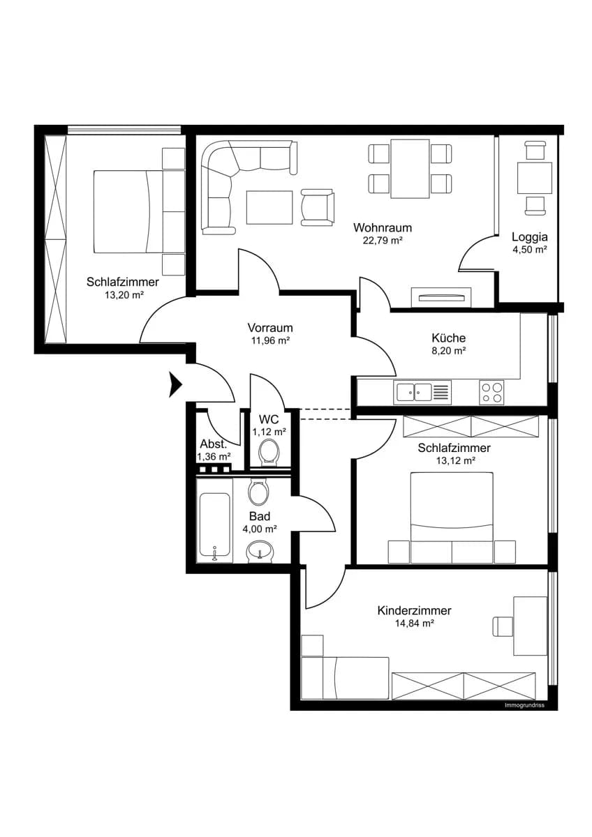 4-Zimmer-Wohnung kaufen in Zell am See – 90 m², € 323.000 – Bild 12 von 12