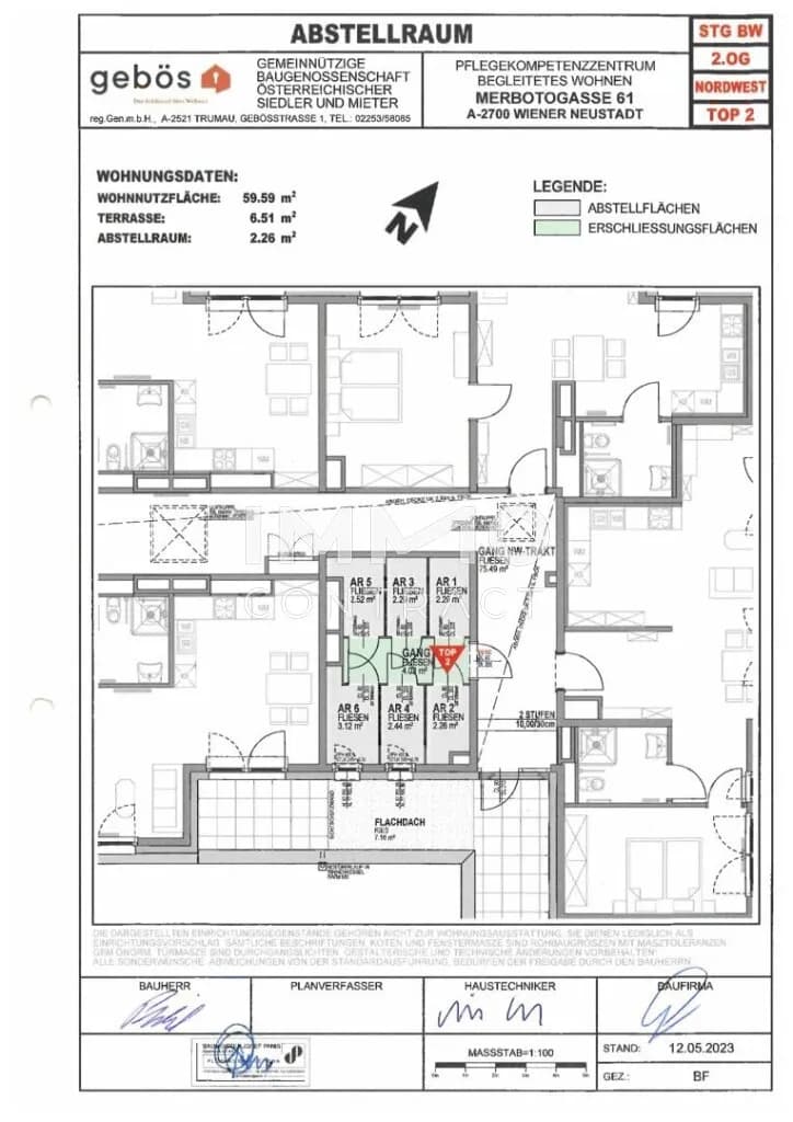 2-Zimmer-Wohnung mieten in Wiener Neustadt – 59,92 m², € 1.160 – Bild 17 von 21