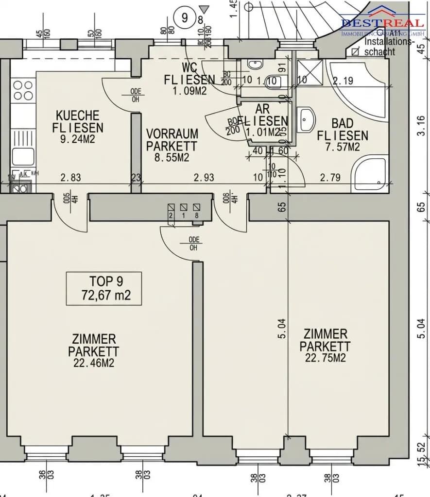 2-Zimmer-Wohnung kaufen in Wien – 72 m², € 560.000 – Bild 21 von 21