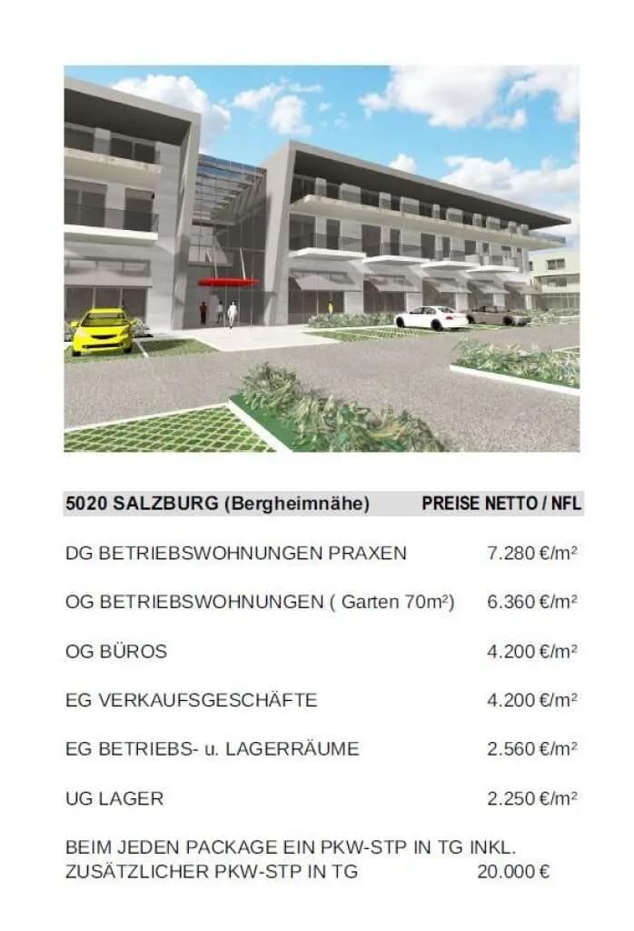 Gewerbeimmobilie kaufen in Salzburg Stadt – 279 m², € 1.669.200 – Bild 10 von 11