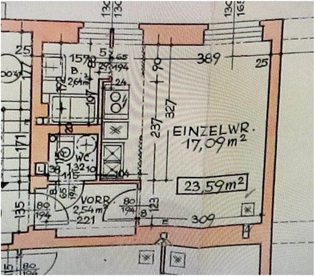 1-Zimmer-Wohnung mieten in Krems an der Donau – 23,42 m², € 399 – Bild 11 von 11