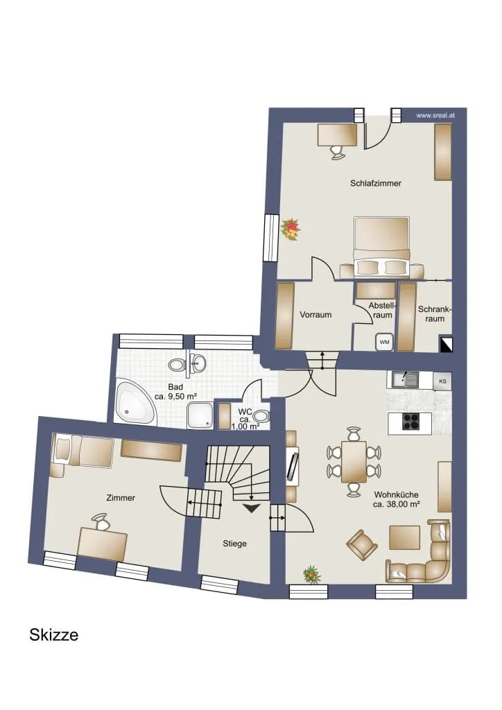 8-Zimmer-Haus kaufen in Mödling – 322 m², € 1.980.000 – Bild 10 von 12