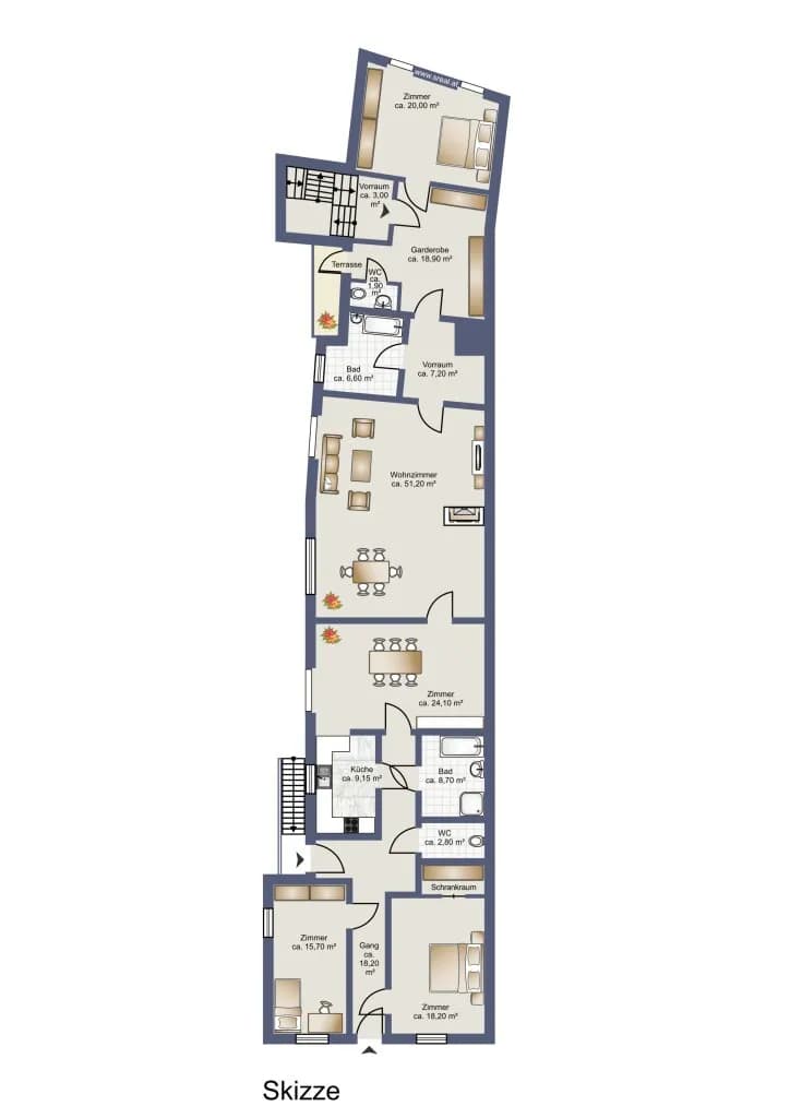 8-Zimmer-Haus kaufen in Mödling – 322 m², € 1.980.000 – Bild 11 von 12