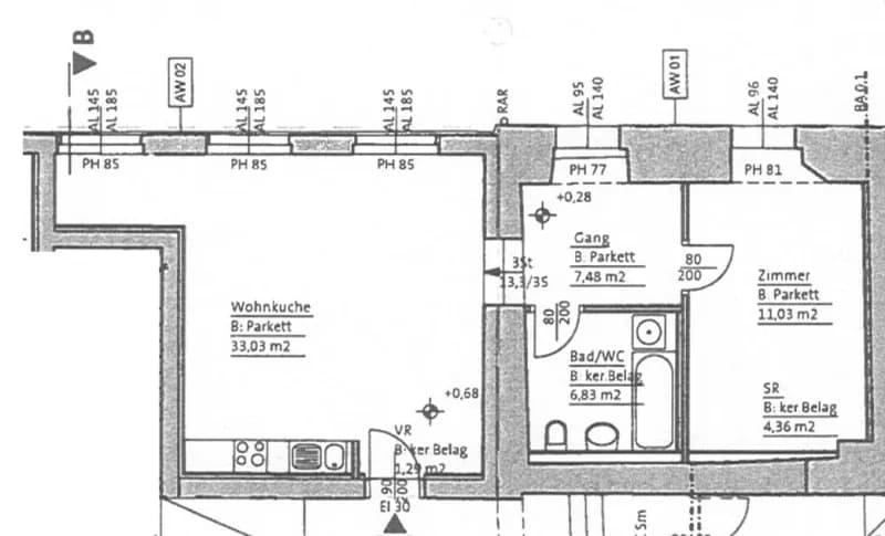 2-Zimmer-Wohnung mieten in Krems an der Donau – 63,15 m², € 851 – Bild 6 von 6