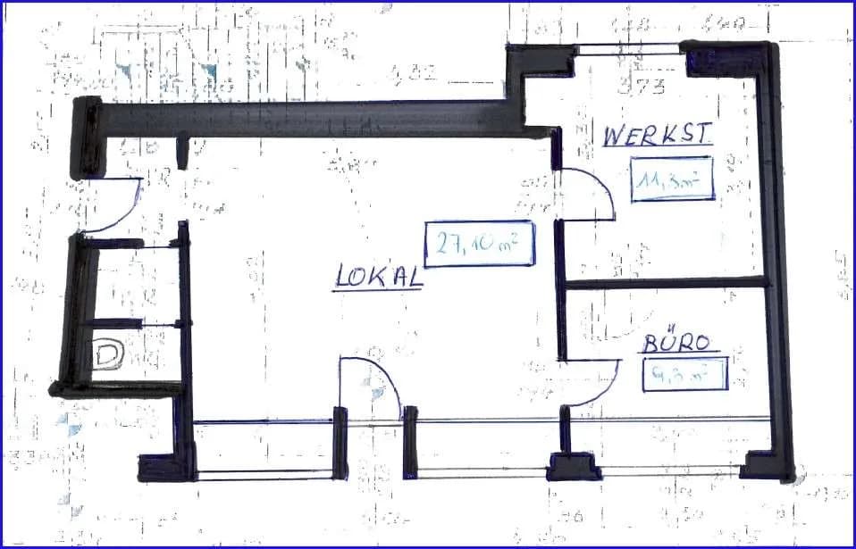 Gewerbeimmobilie mieten in Gänserndorf – 53 m², € 580 – Bild 2 von 2