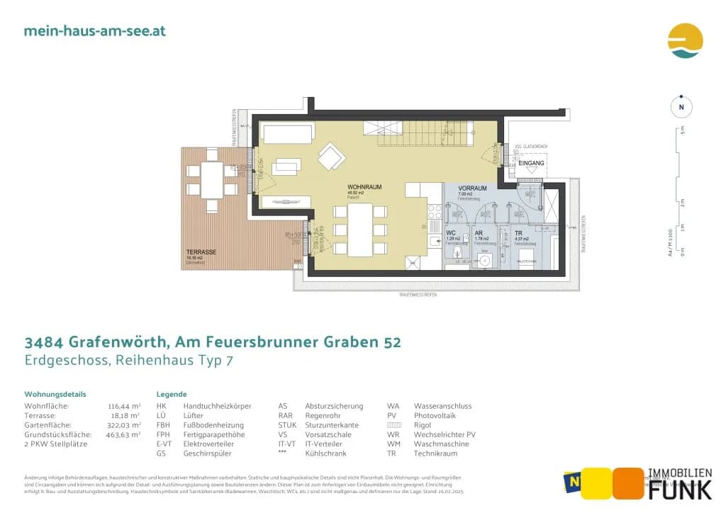 4-Zimmer-Haus kaufen in Tulln – 116,88 m², € 627.000 – Bild 14 von 16