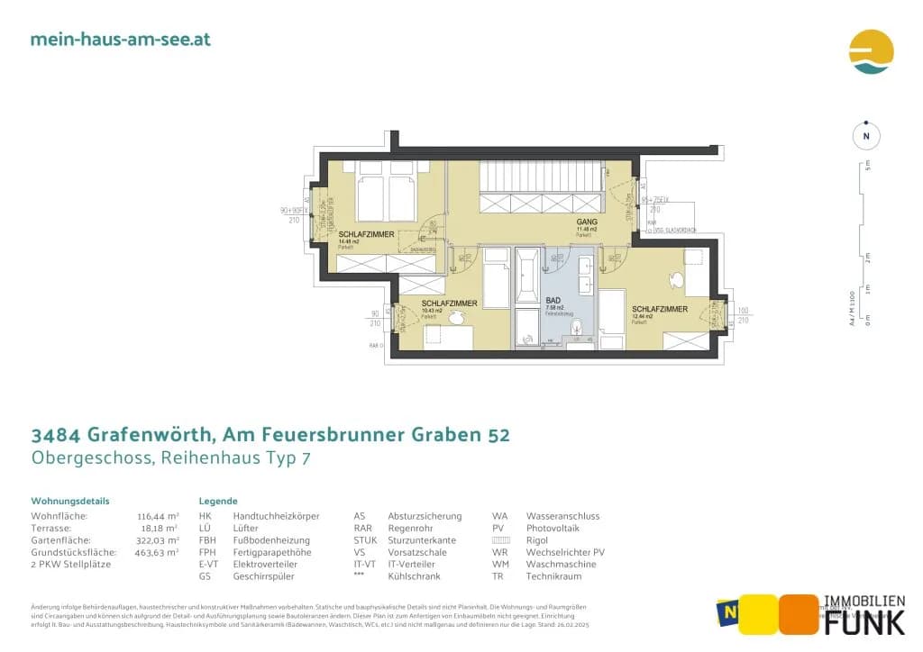 4-Zimmer-Haus kaufen in Tulln – 116,88 m², € 627.000 – Bild 15 von 16