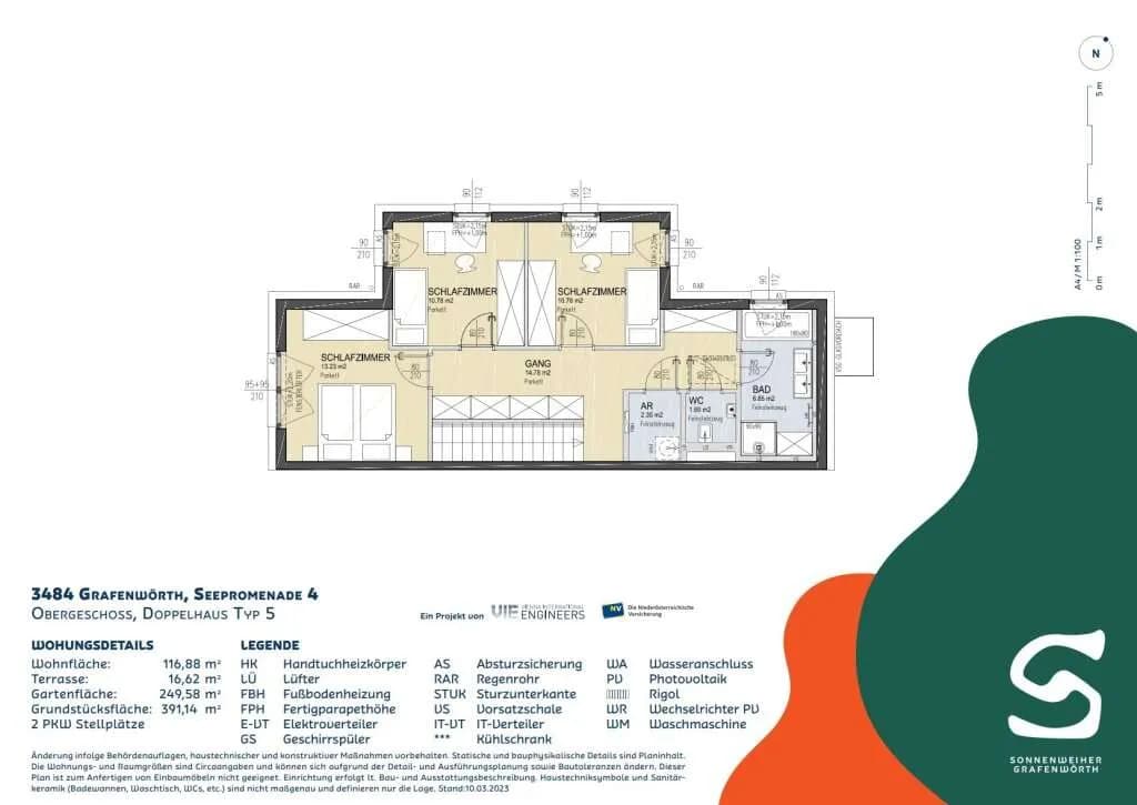 4-Zimmer-Haus kaufen in Tulln – 116,88 m², € 646.000 – Bild 22 von 24