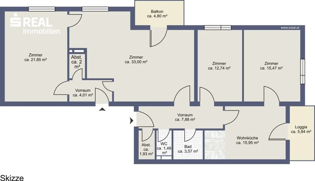 Wohnung kaufen in Graz – 120 m², € 299.000 – Bild 17 von 17