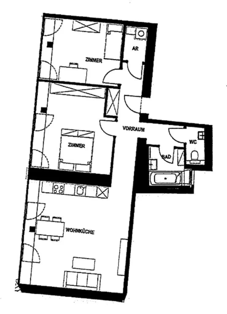 3-Zimmer-Wohnung mieten in Wien – 82 m², € 1.749 – Bild 3 von 32