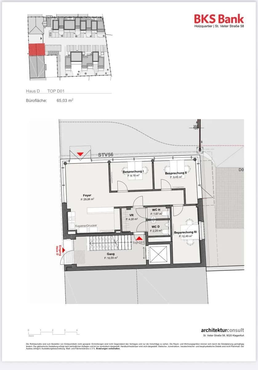 4-Zimmer-Gewerbeimmobilie mieten in Klagenfurt – 70 m², € 1.460 – Bild 5 von 9