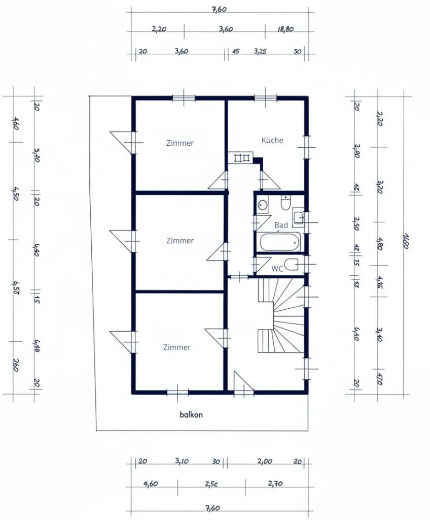5-Zimmer-Haus kaufen in Kitzbühel – 120 m², € 455.000 – Bild 4 von 4