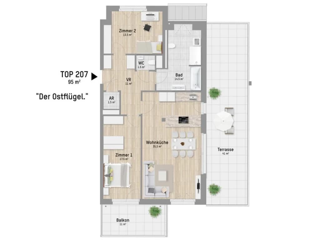 3-Zimmer-Wohnung kaufen in Wien – 94 m², € 699.900 – Bild 14 von 17