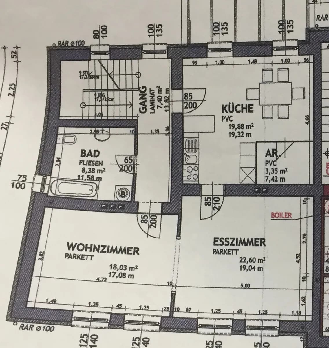 6-Zimmer-Wohnung mieten in Güssing – 153 m², € 890