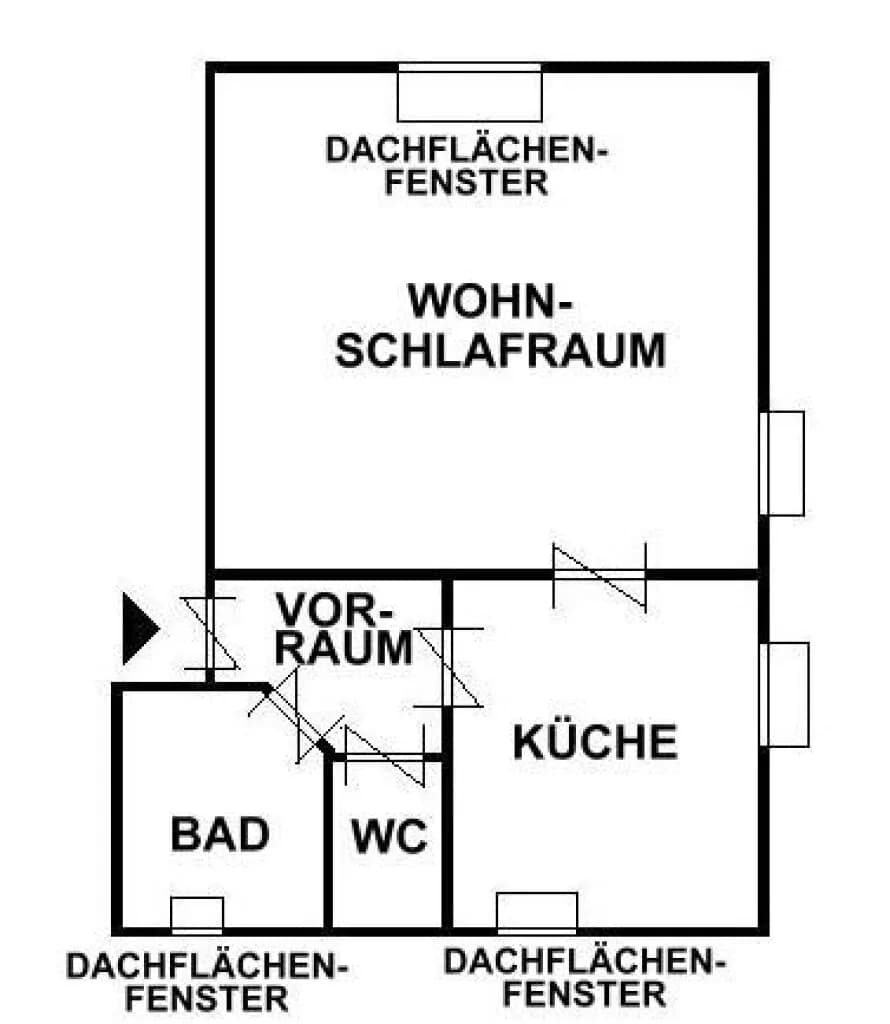 1-Zimmer-Wohnung mieten in Baden – 42 m², € 395 – Bild 11 von 11