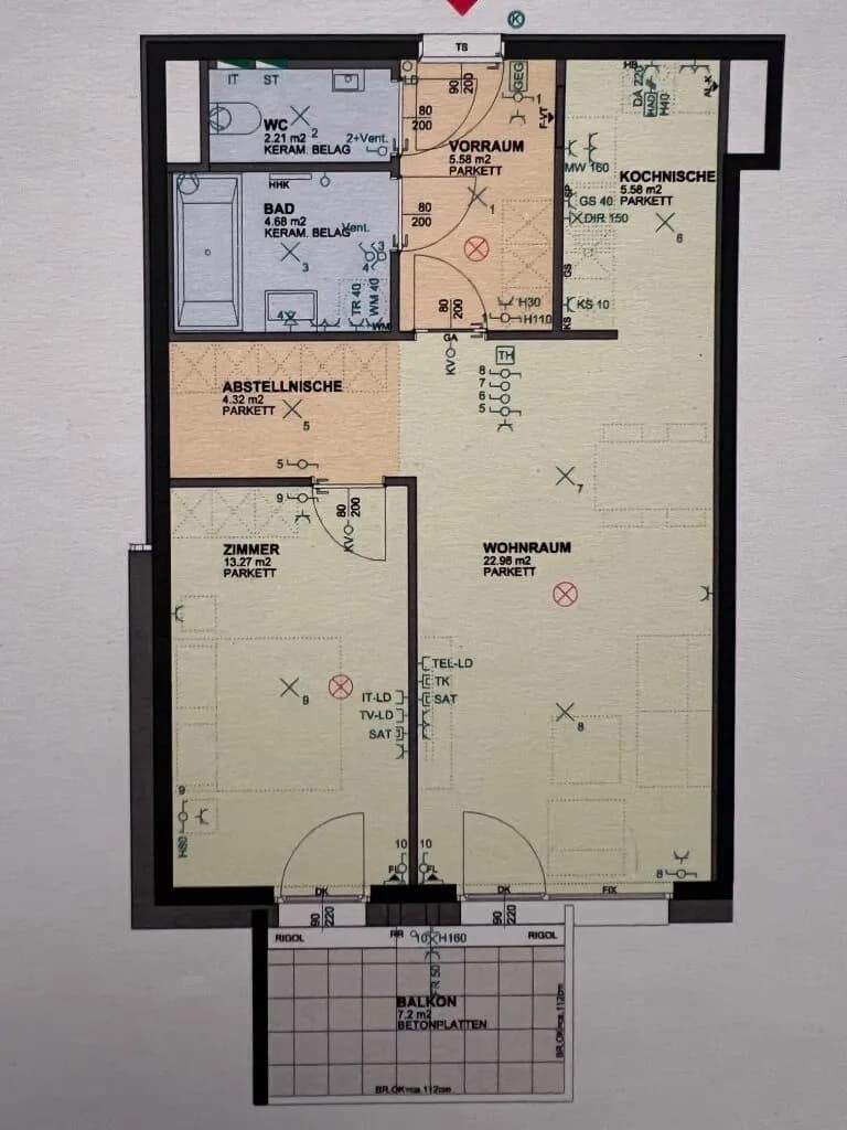 2-Zimmer-Wohnung mieten in Wien – 58,62 m², € 1.040 – Bild 14 von 14