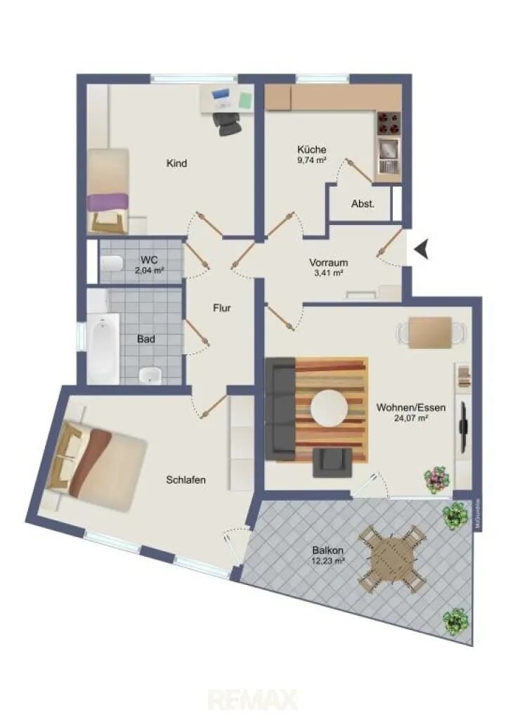 3-Zimmer-Wohnung kaufen in Graz – 82,23 m², € 199.500 – Bild 17 von 17