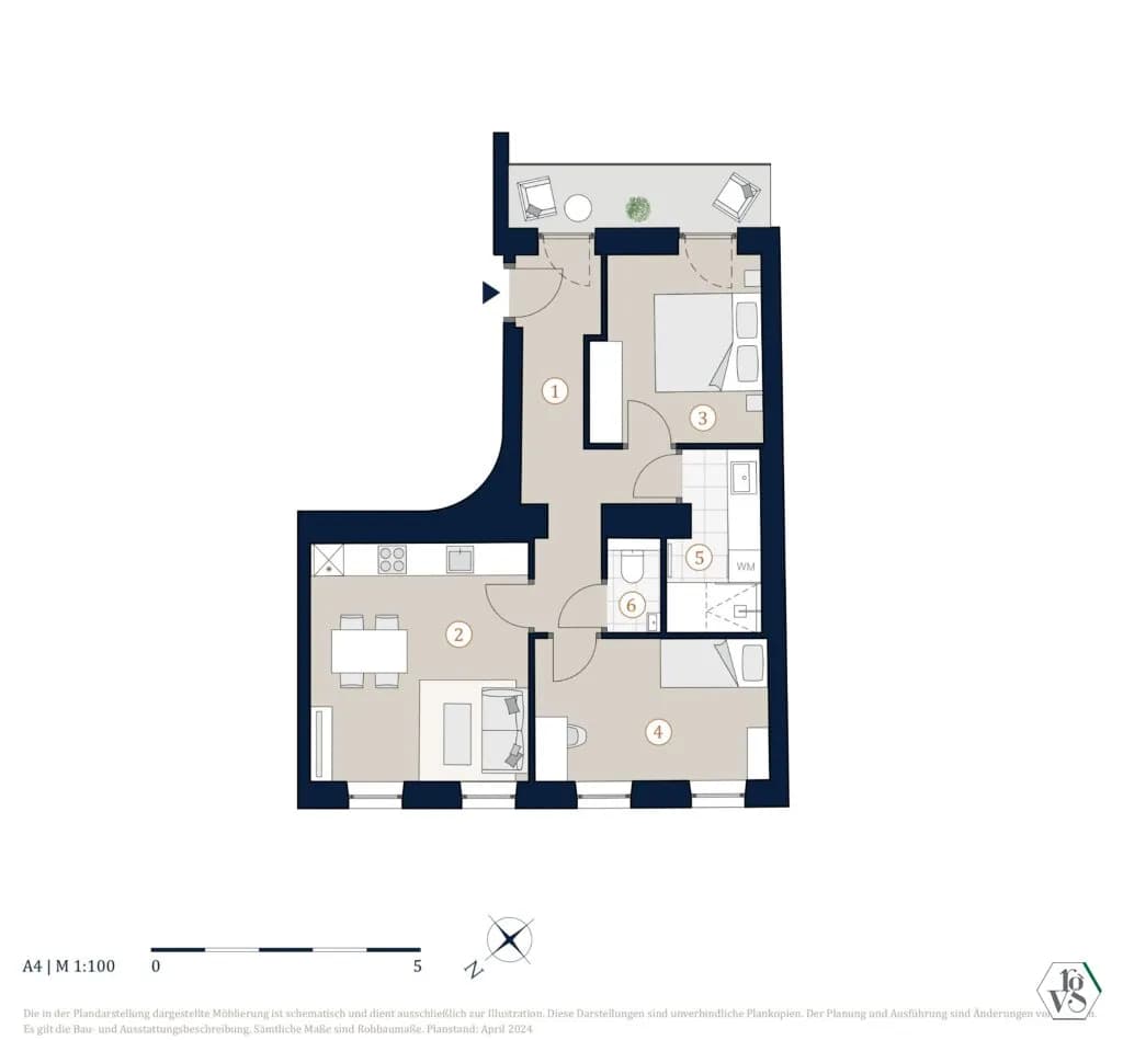 3-Zimmer-Wohnung kaufen in Wien – 57,12 m², € 510.000 – Bild 9 von 9