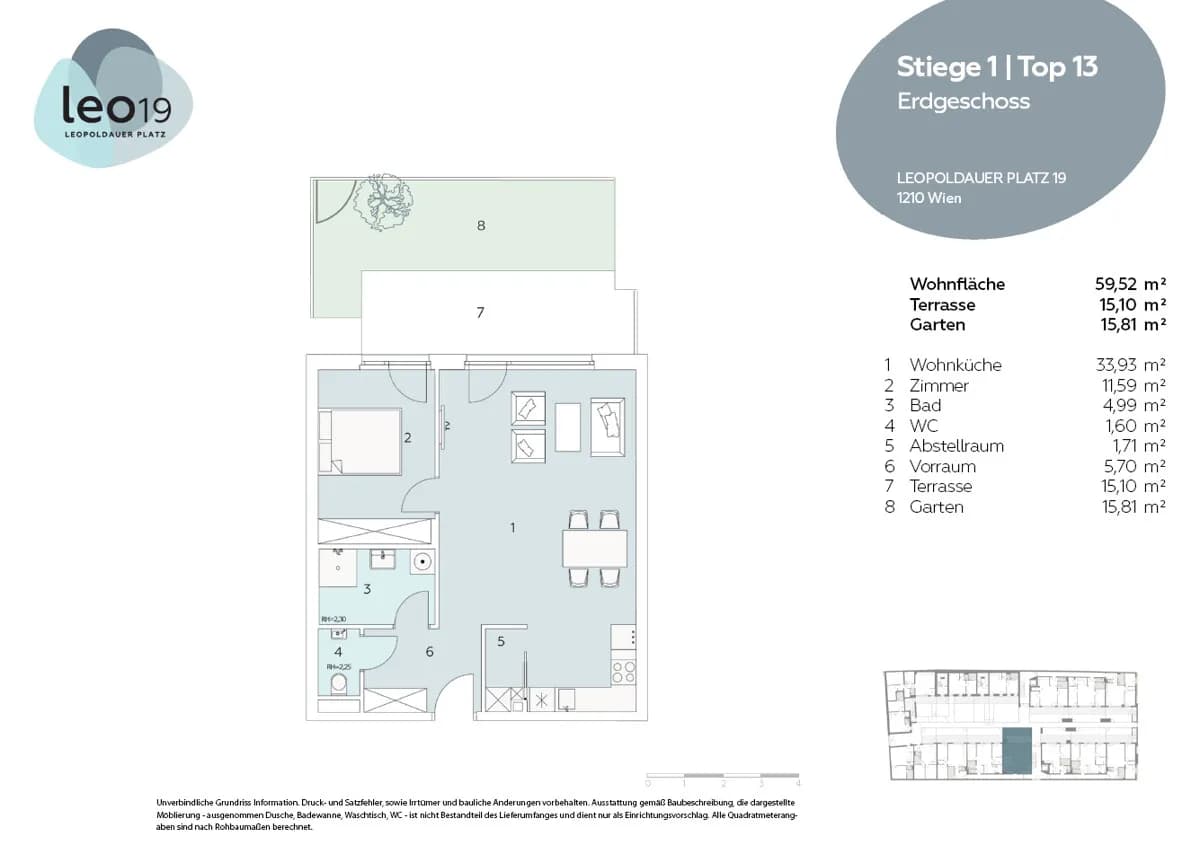 3-Zimmer-Wohnung mieten in Wien – 74,38 m², € 1.219 – Bild 12 von 12