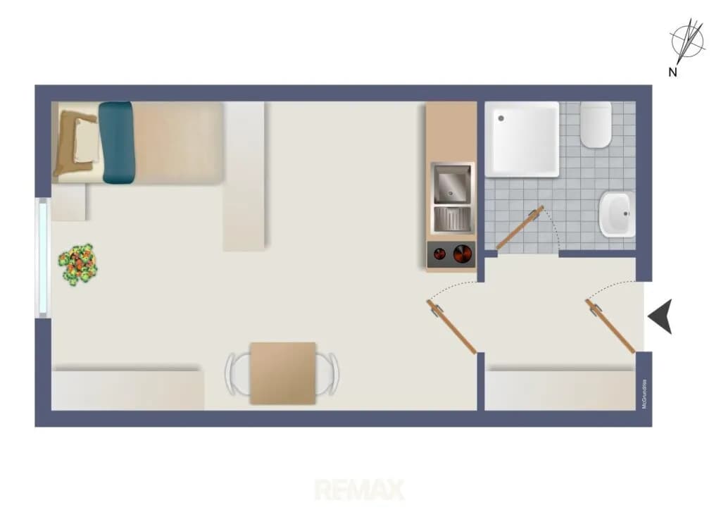 1-Zimmer-Wohnung kaufen in Graz – 21,64 m², € 79.999 – Bild 6 von 6