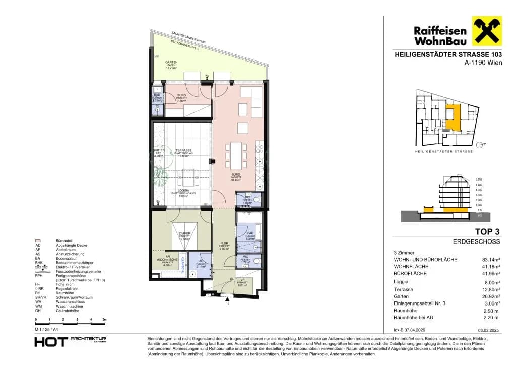 3-Zimmer-Wohnung kaufen in Wien – 41,35 m², € 736.300 – Bild 5 von 7