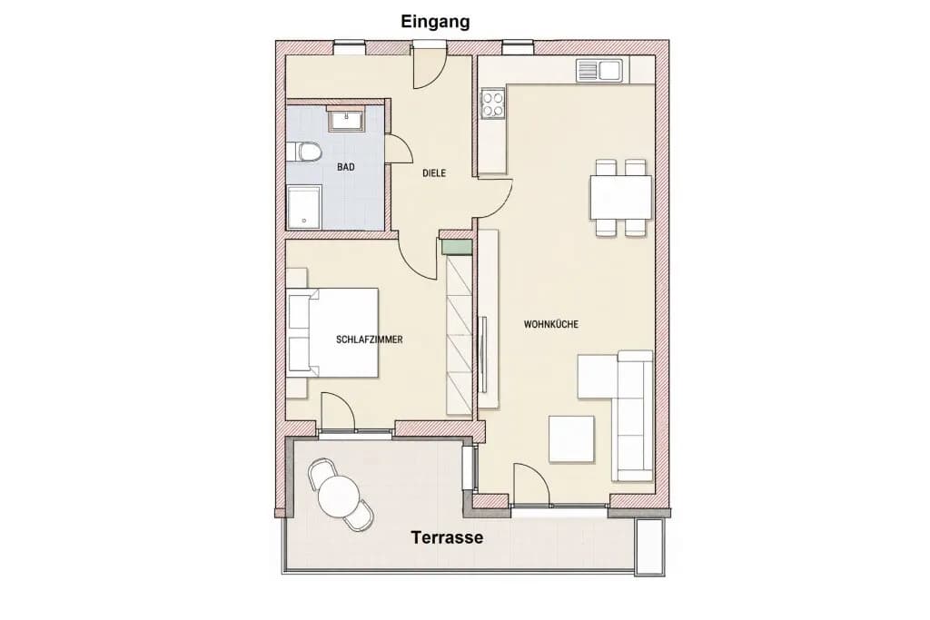2-Zimmer-Wohnung mieten in Graz – 55 m², € 999 – Bild 28 von 28