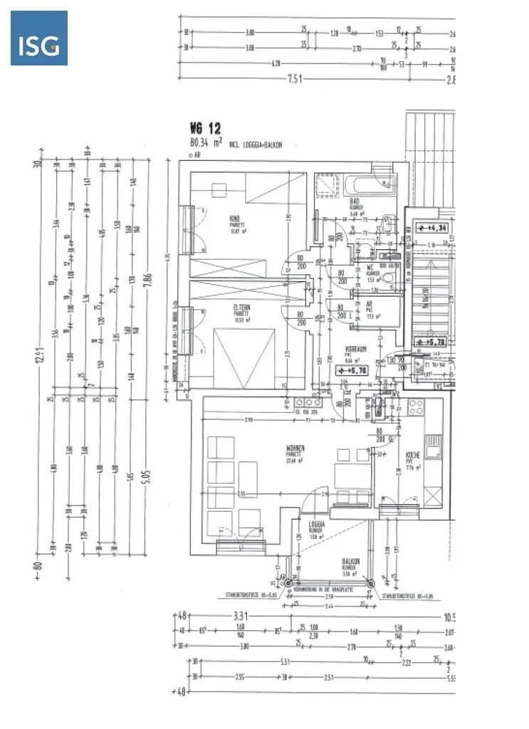 3-Zimmer-Wohnung mieten in Braunau am Inn – 80,34 m², € 868 – Bild 2 von 2