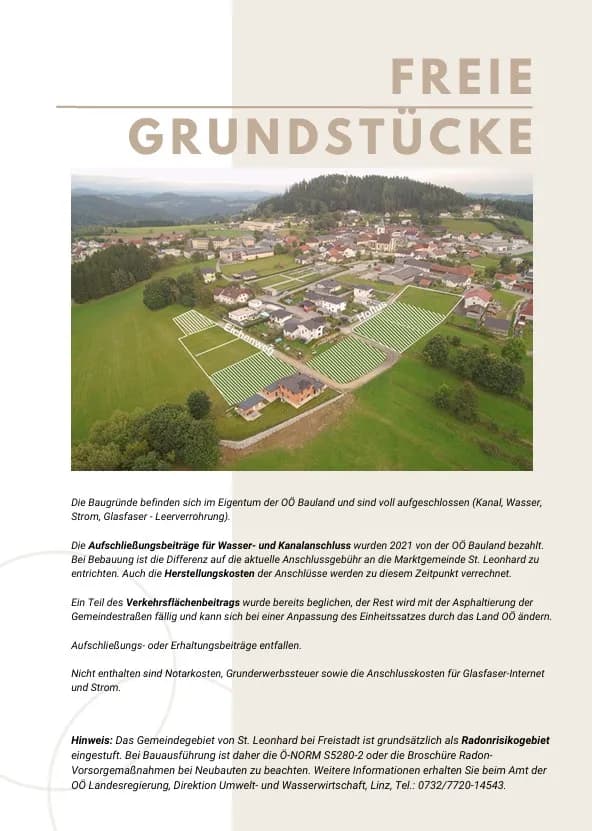 Grundstück kaufen in Freistadt – 886 m², € 38.984 – Bild 4 von 9