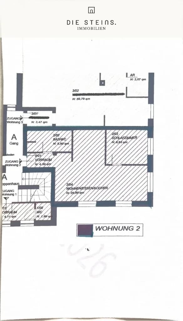 2-Zimmer-Wohnung kaufen in Vöcklabruck – 46 m², € 100.000 – Bild 10 von 11