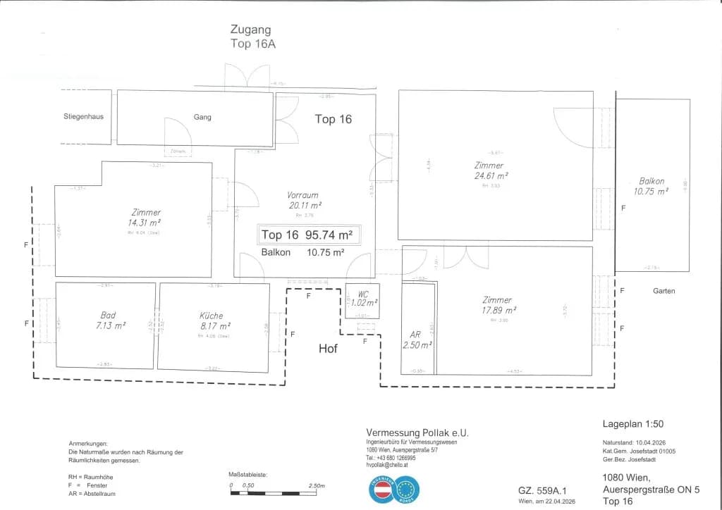 Wohnung mieten in Wien – 95,74 m², € 1.776 – Bild 6 von 6